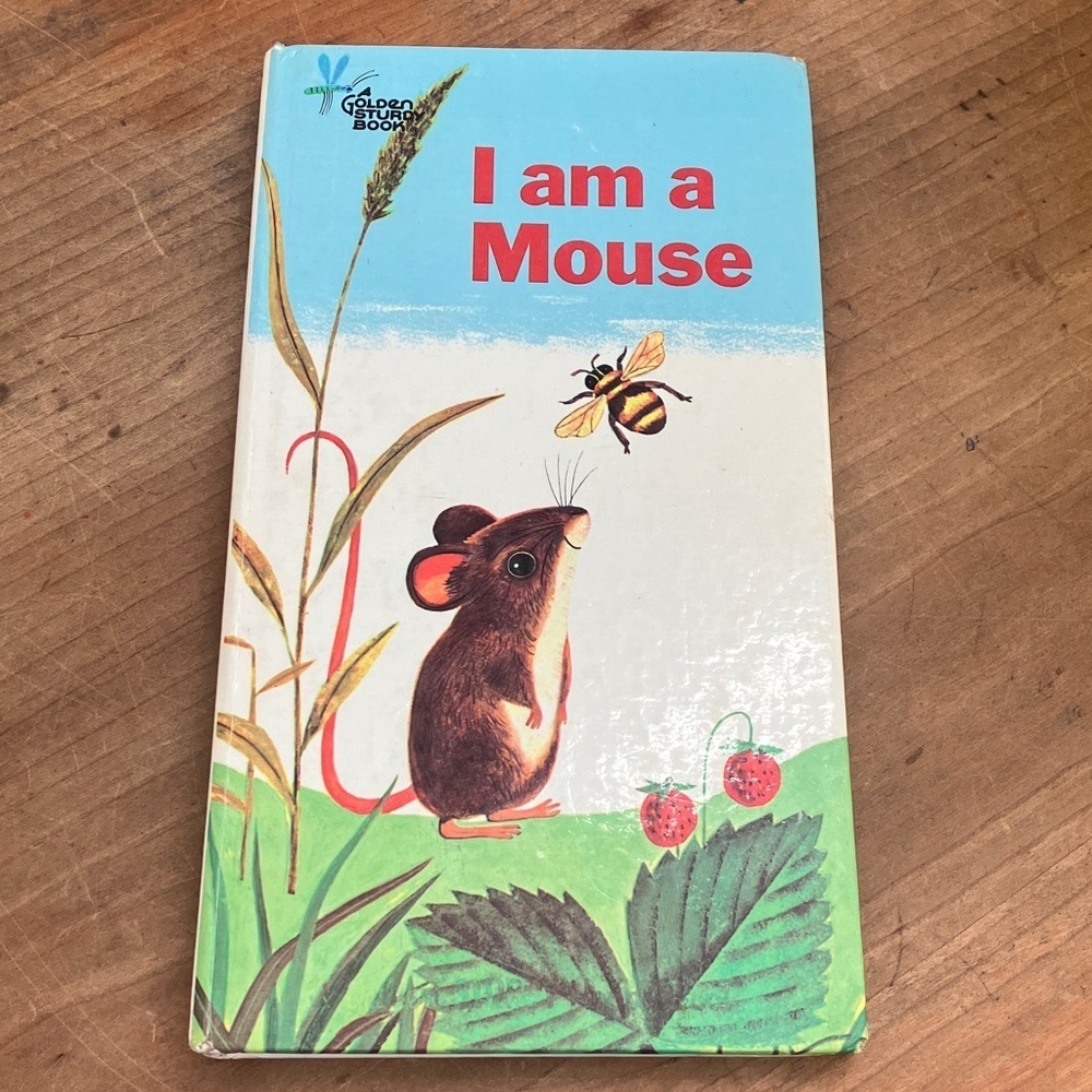Vintage board book I Am a Mouse Children's Book by Ole Risom